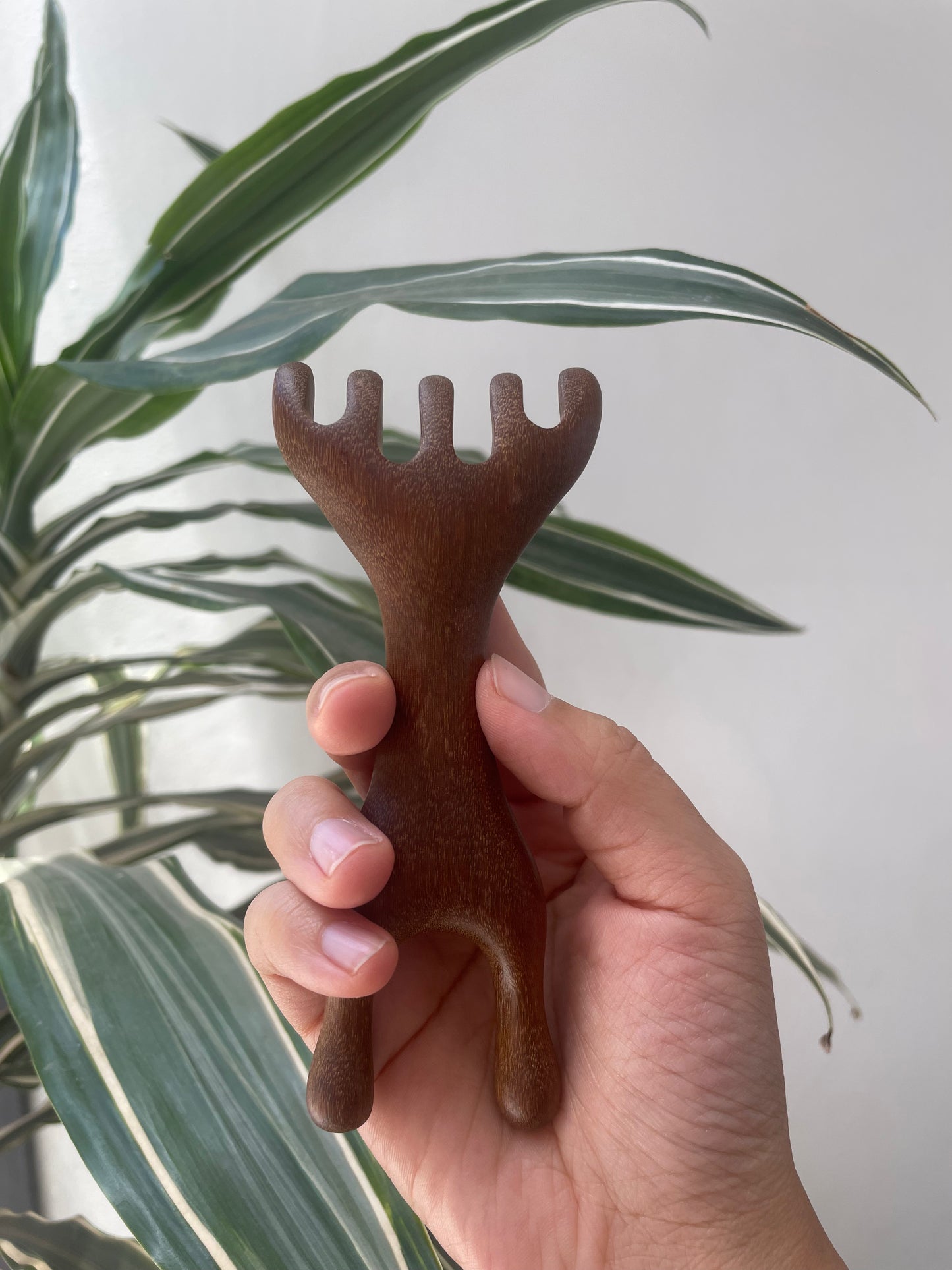 “Manita” —— Masajeador de Madera Doble Función