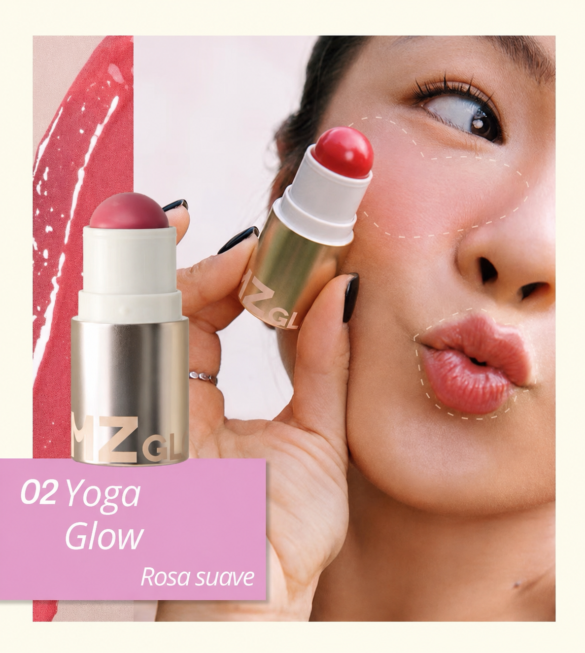 Glow Stick · Labios y Mejillas